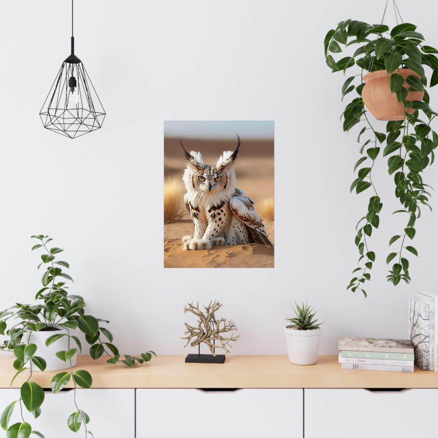 "Lynx Owl" Poster - Print