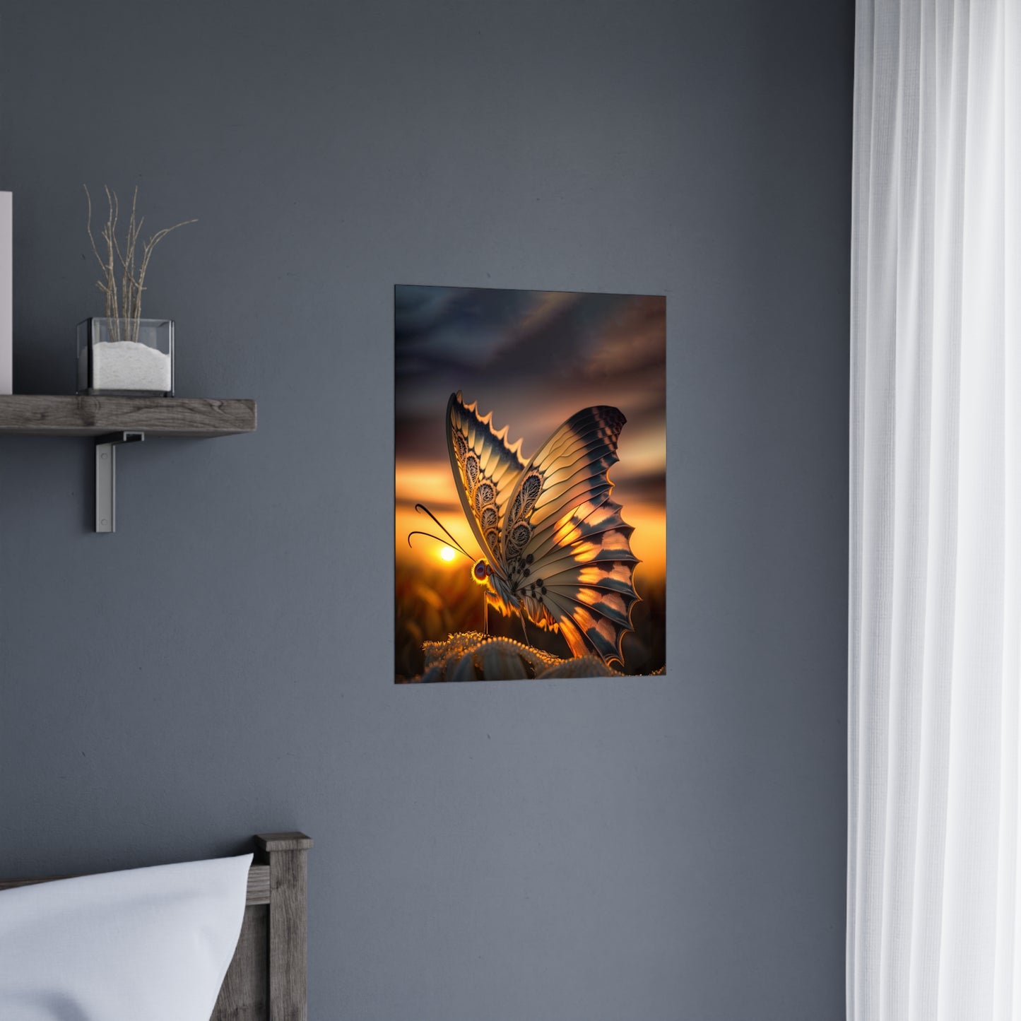 "Twilight Butterfly" Poster - Print