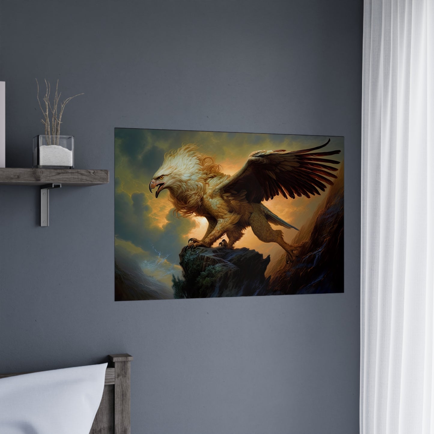 "Stalking Griffon" Poster - Print