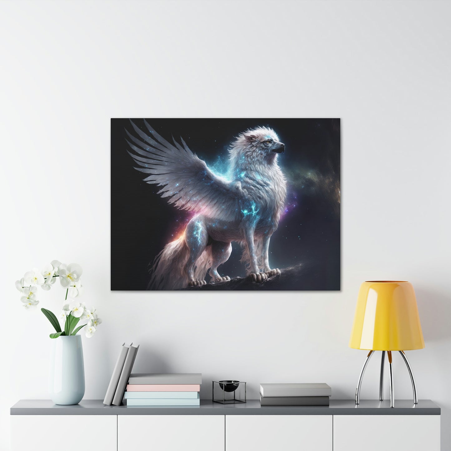 "Galactic Griffon" Canvas Stretched, 0.75" - Print