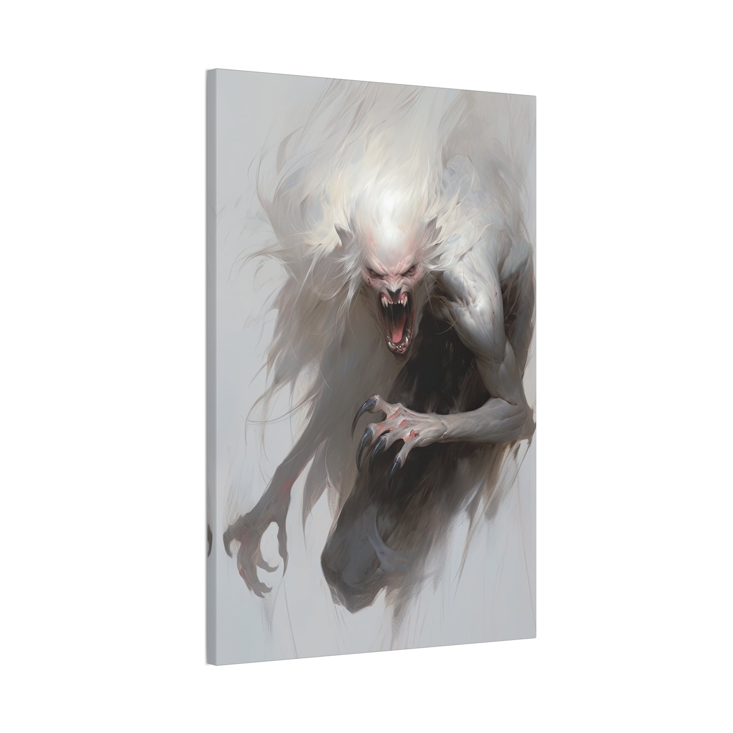 "Frosbite Werewolf" Canvas Stretched, 0.75" - Print