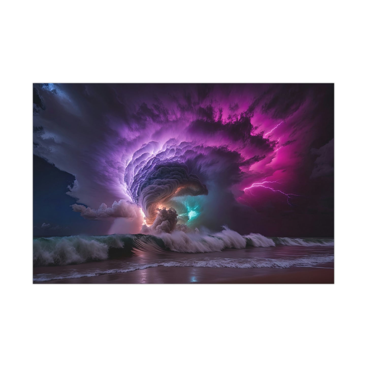 "Stormy Sea" Poster - Print