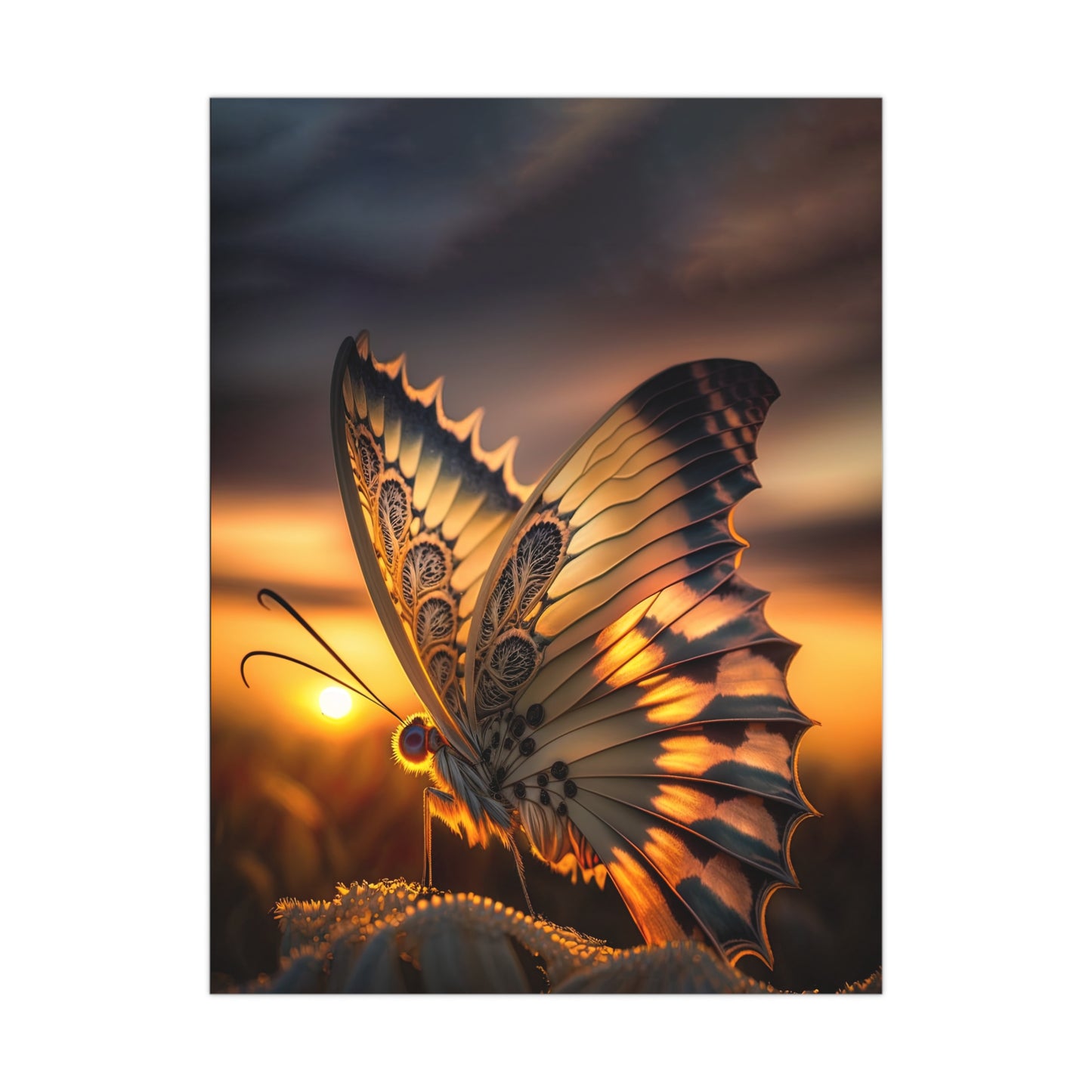 "Twilight Butterfly" Poster - Print