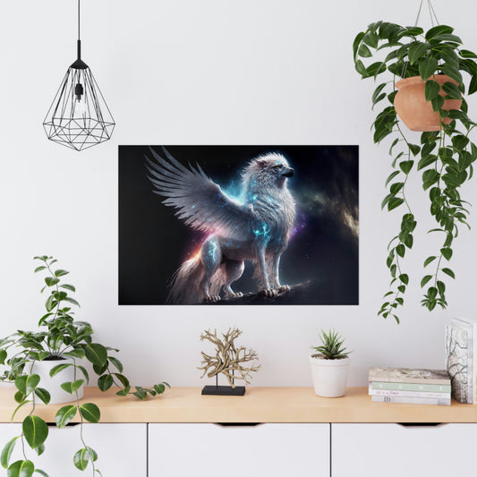 "Galactic Griffon" Poster - Print