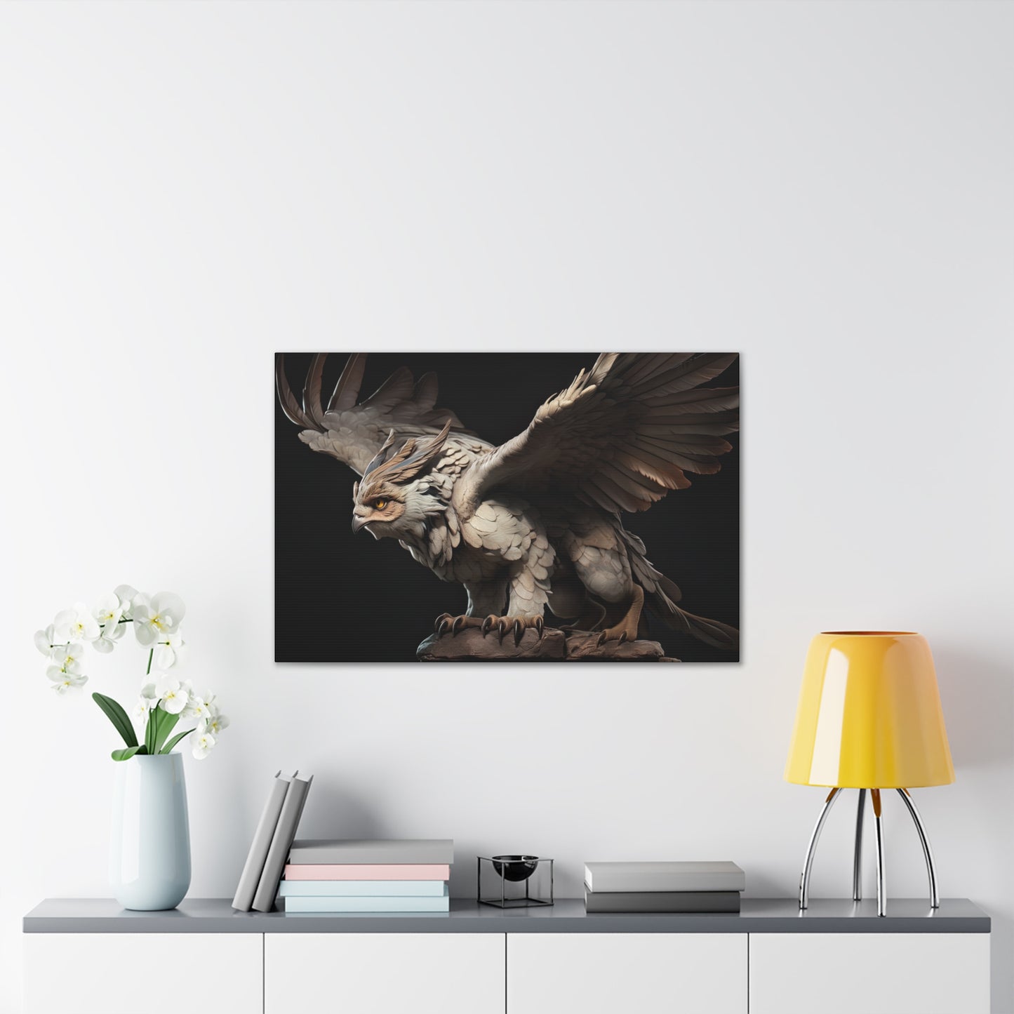 "Gaze Of The Griffon"  Canvas Stretched, 0.75" - Print