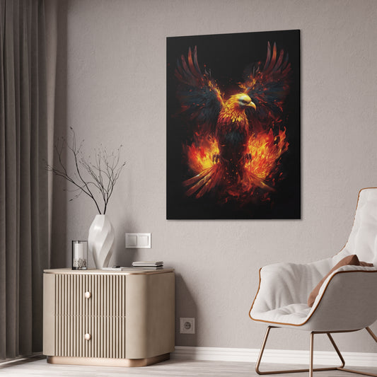 "Phoenix Resurrection" Canvas Stretched, 0.75" - Print