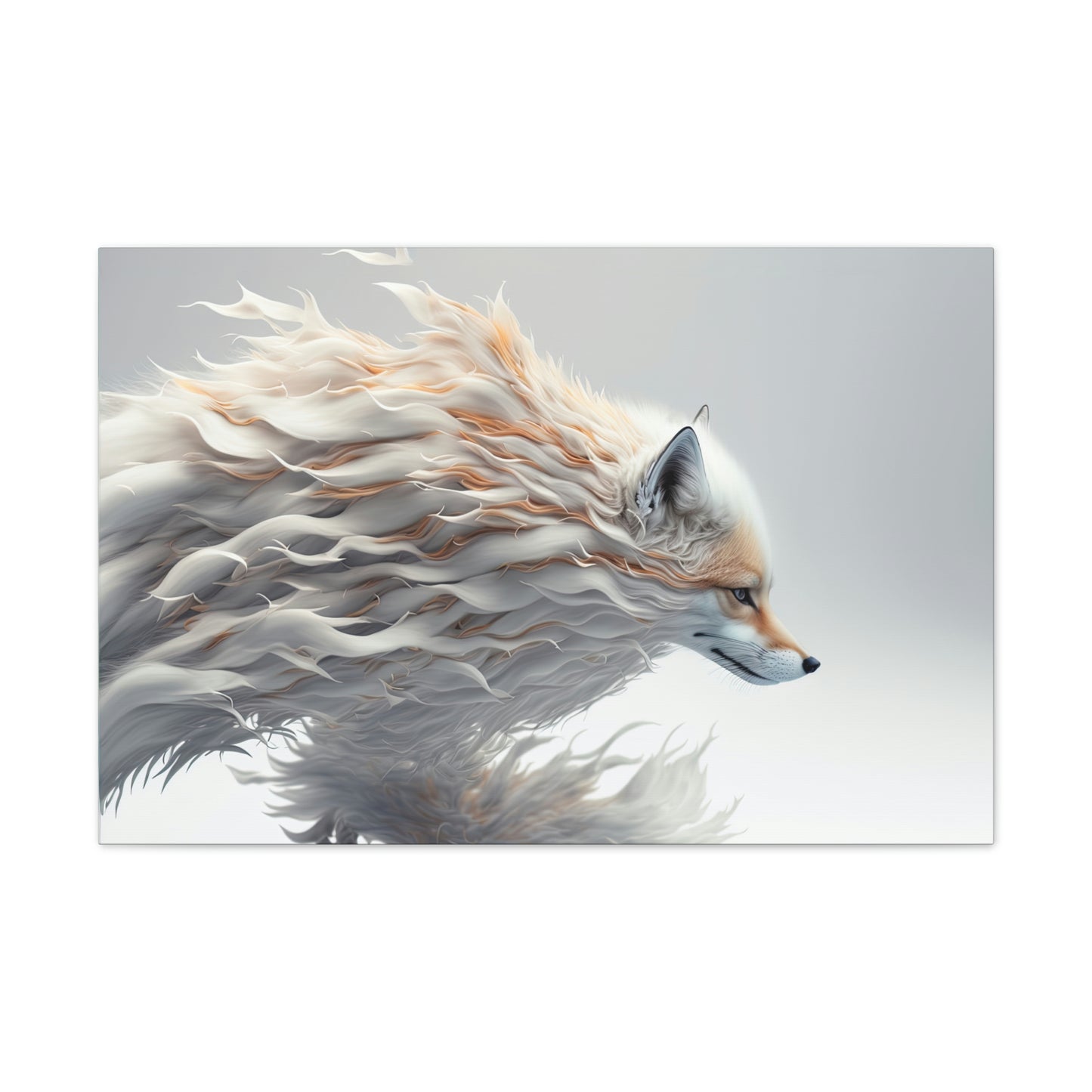 "Wind Element Fox" Canvas Stretched, 0.75" - Print