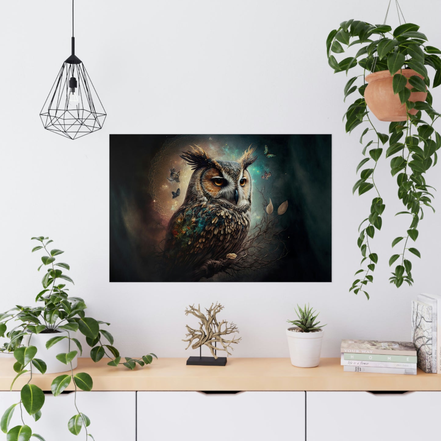 "Forest Spirit Owl" Poster - Print