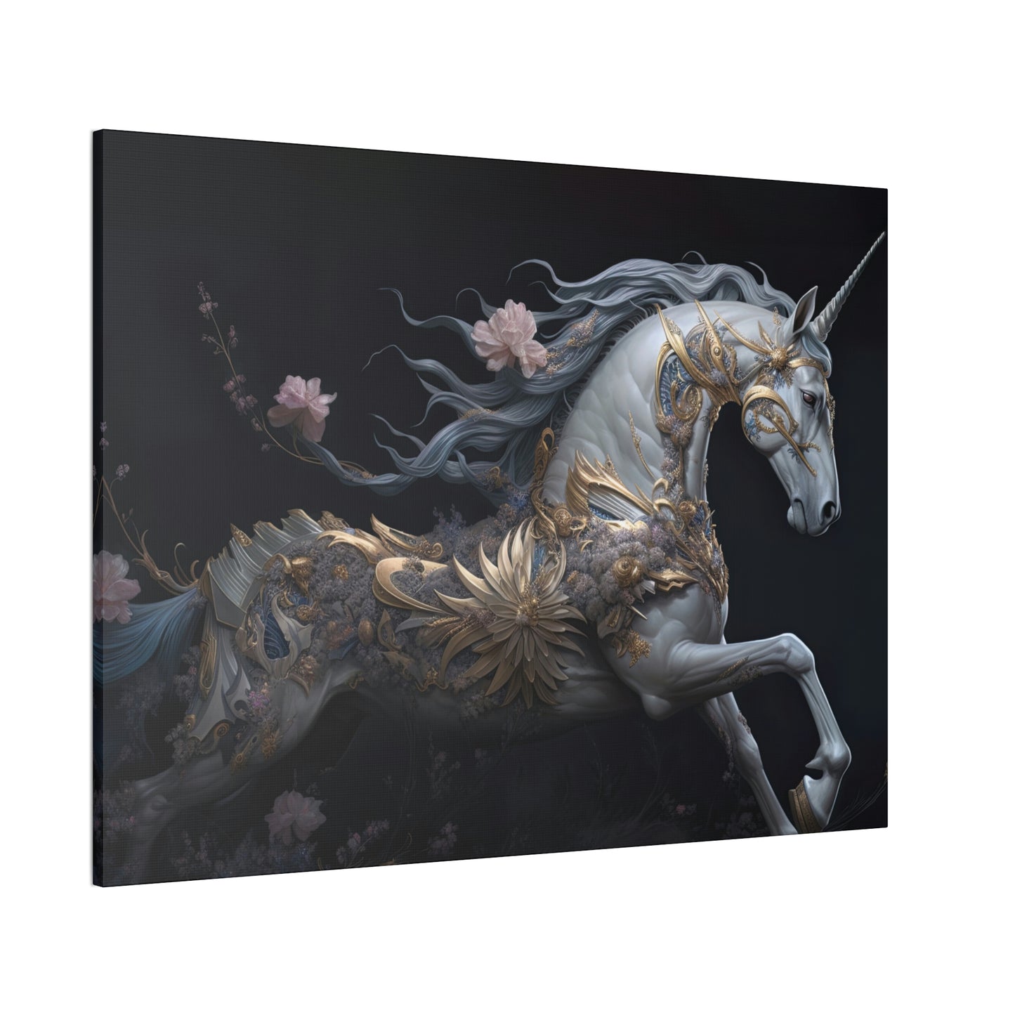 "Unicorn Dreams" Canvas Stretched, 0.75" - Print