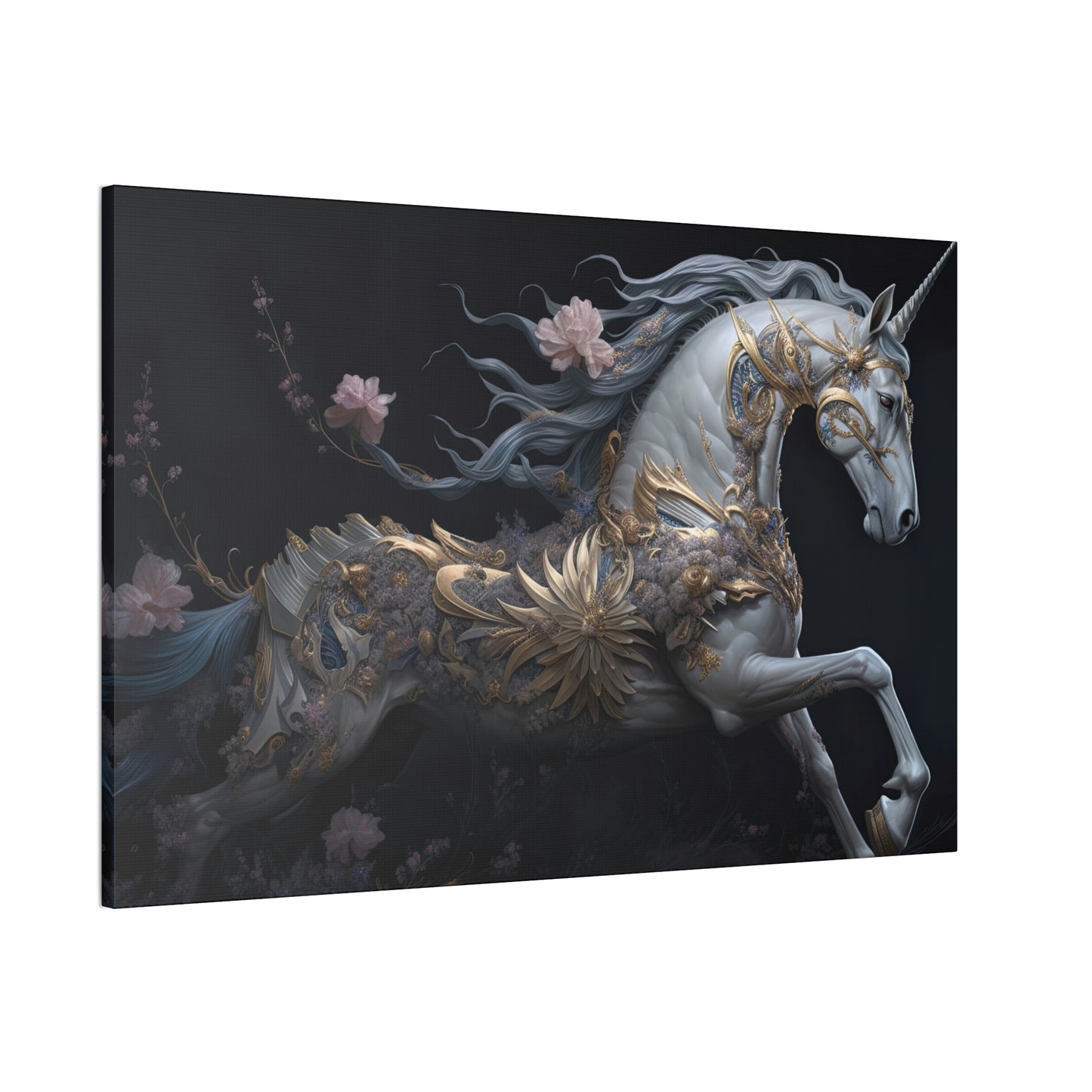 "Unicorn Dreams" Canvas Stretched, 0.75" - Print