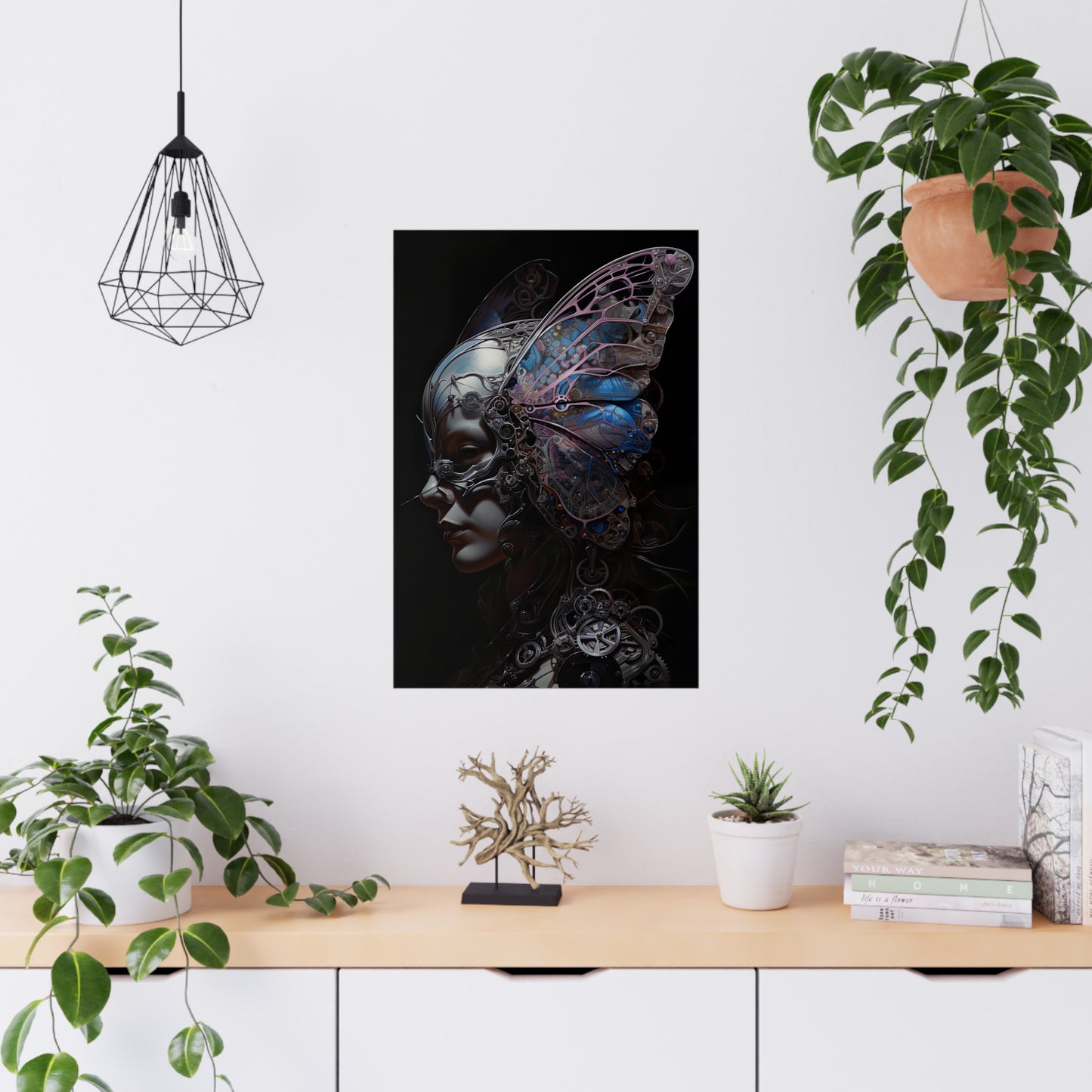 "Cybernetic Butterfly" Poster - Print