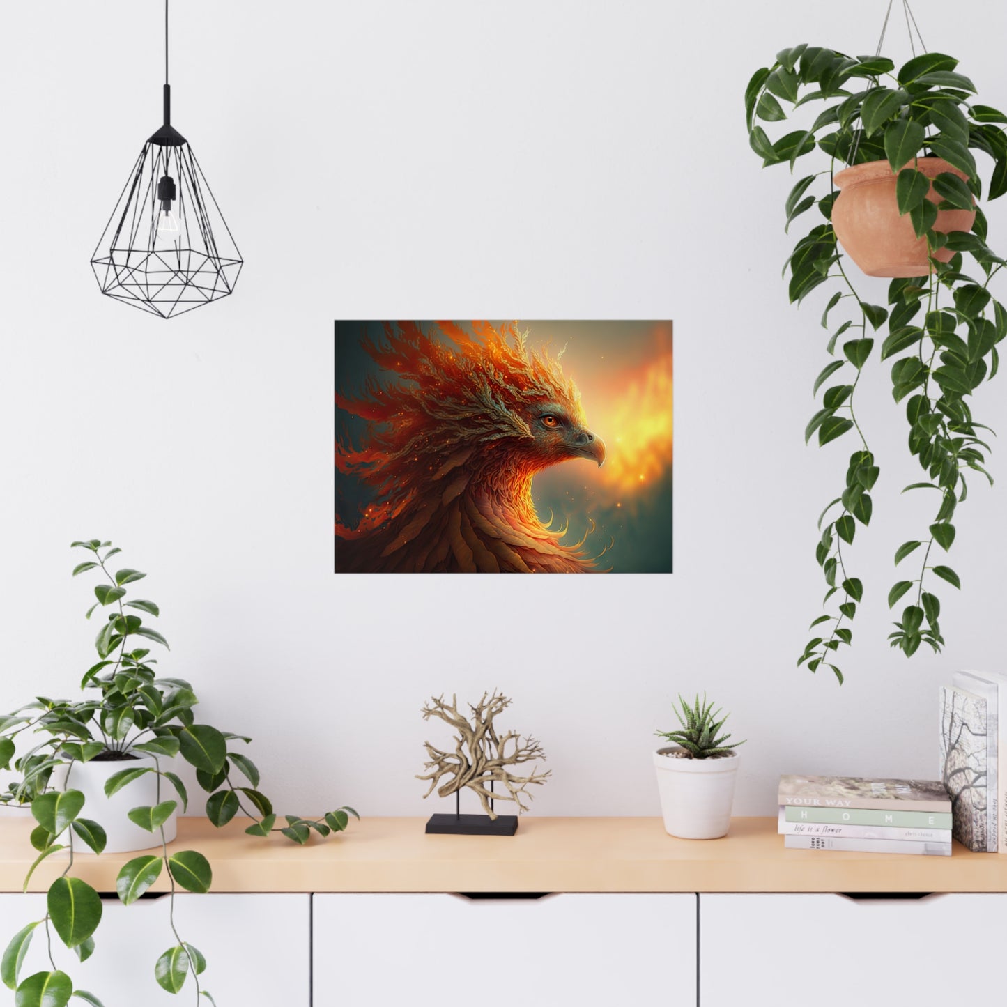 "Feathers Of The Phoenix" Poster - Print