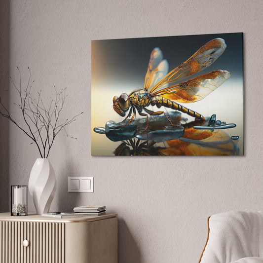 "Amber Dragonfly"  Canvas Stretched, 0.75" - Print