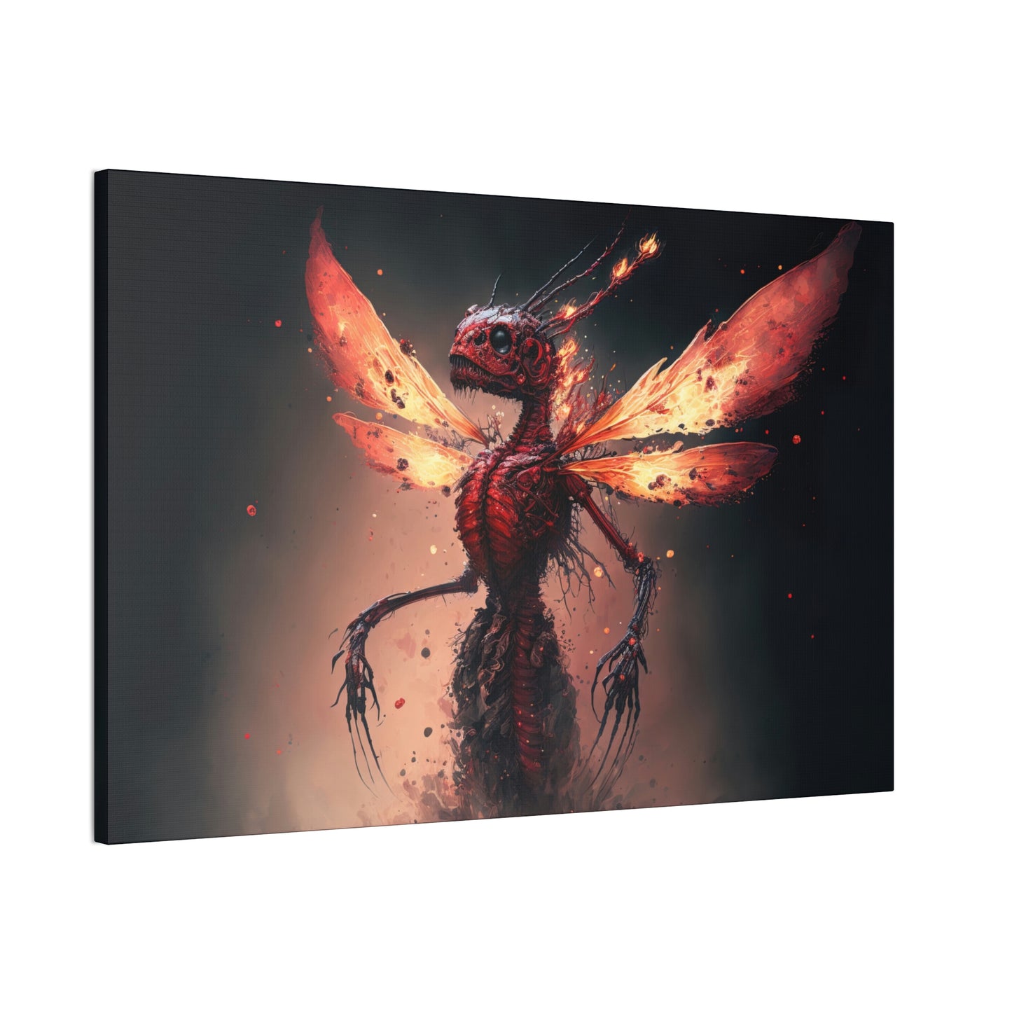 "Dragon Spryte Resurrection" Canvas Stretched, 0.75" - Print