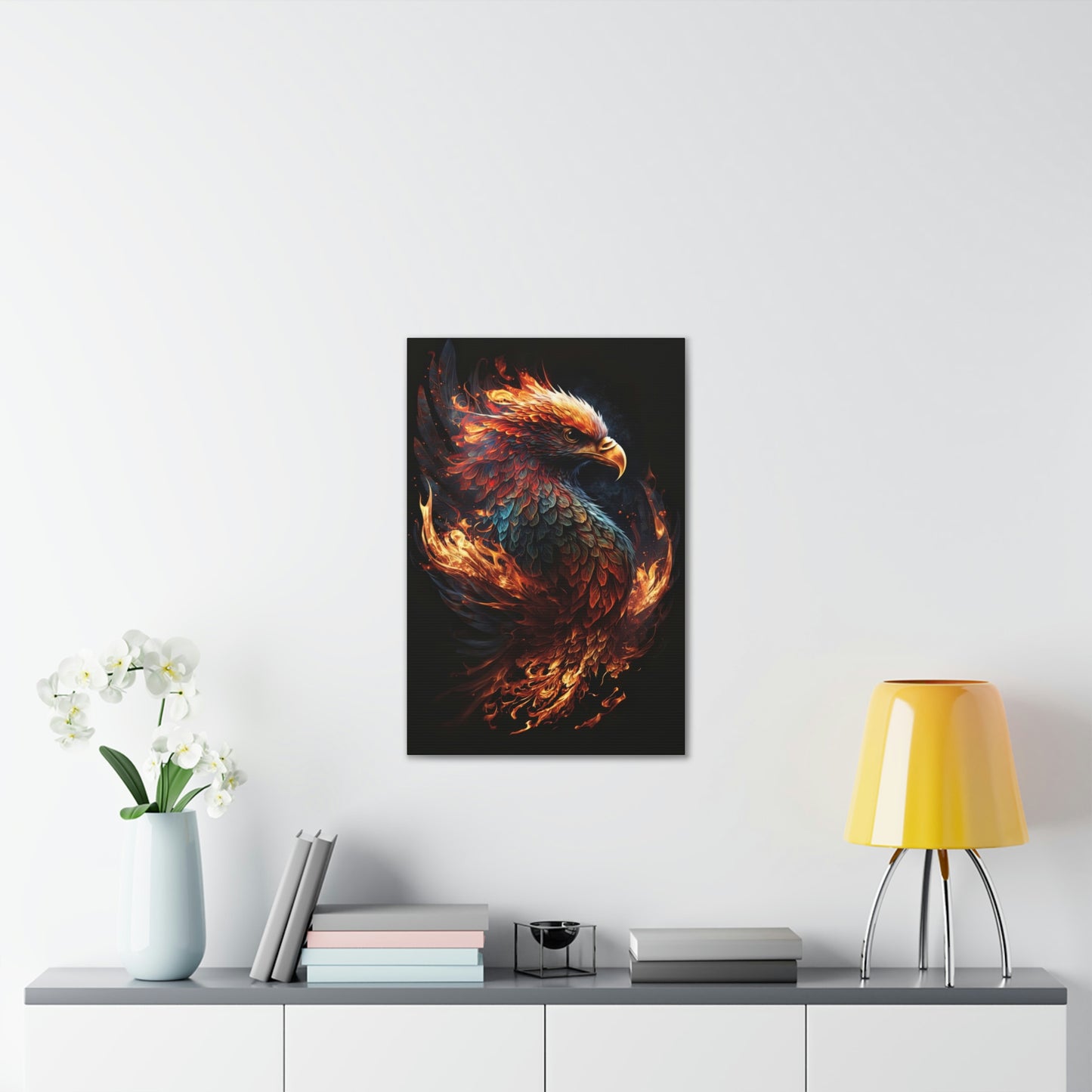 "Phoenix Flare" Canvas Stretched, 0.75" - Print