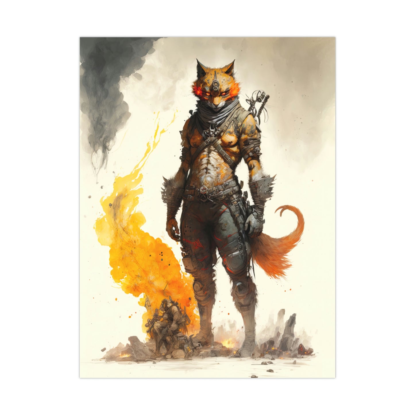 "Madmax Cat" Poster - Print