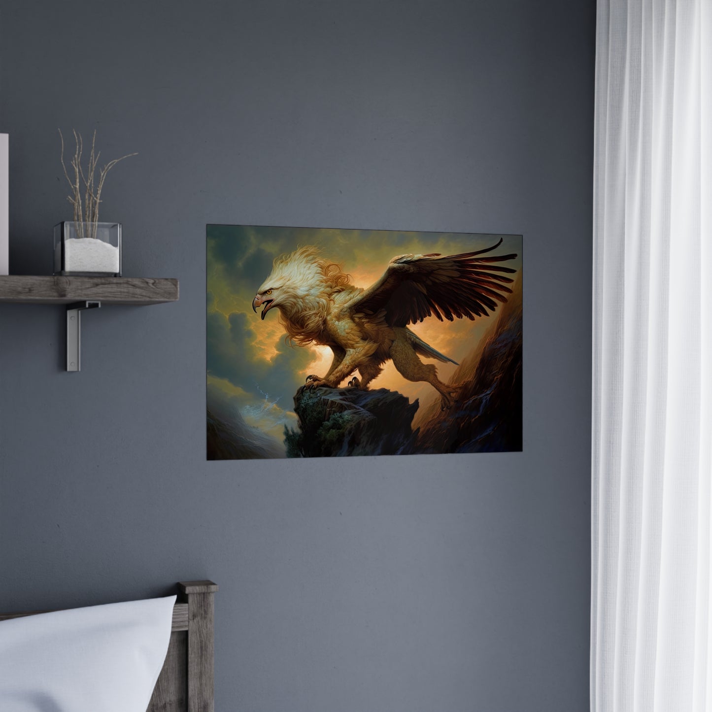 "Stalking Griffon" Poster - Print