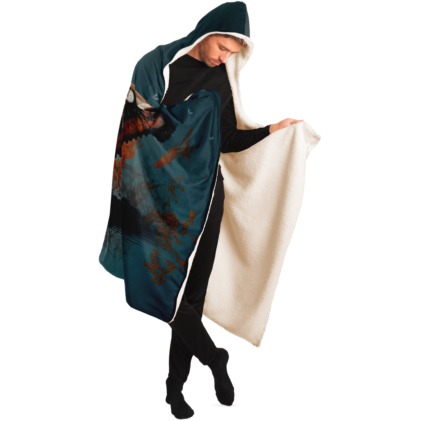 Reflective Butterfly Hooded Blanket