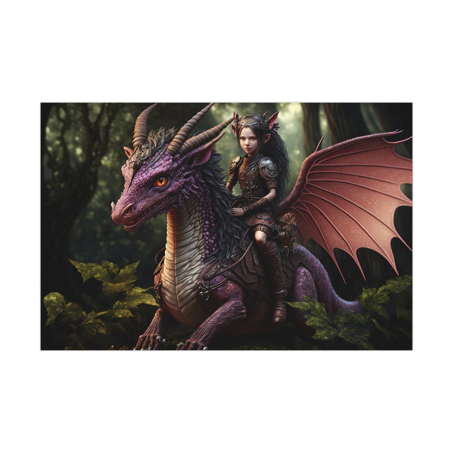 "Dragon Fairy Scout" Poster - Print