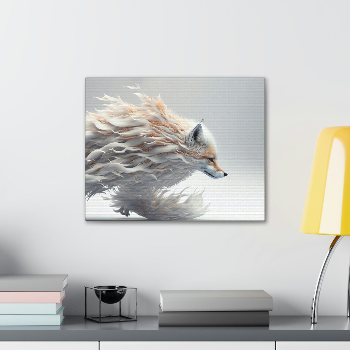 "Wind Element Fox" Canvas Stretched, 0.75" - Print