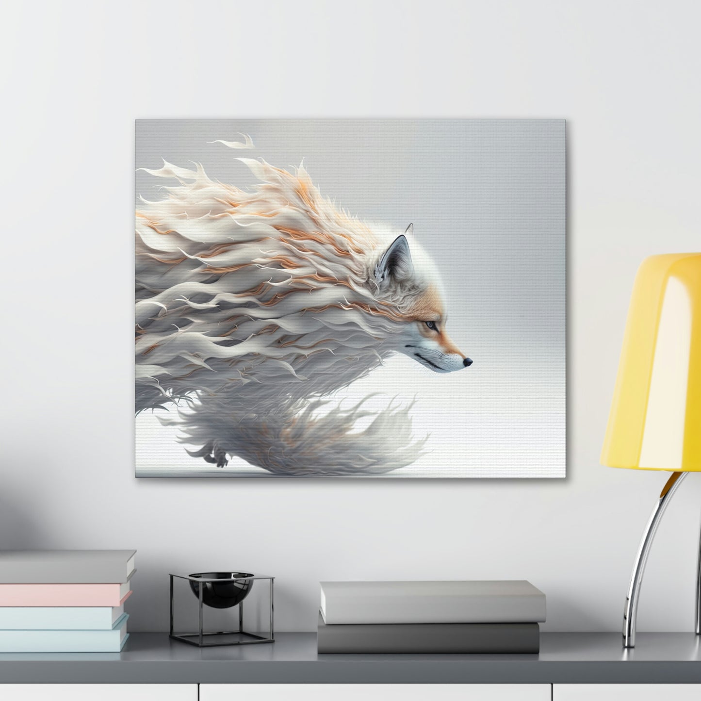 "Wind Element Fox" Canvas Stretched, 0.75" - Print