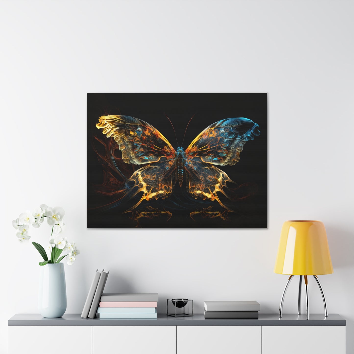 "Liquid light Butterfly"  Canvas Stretched, 0.75" - Print