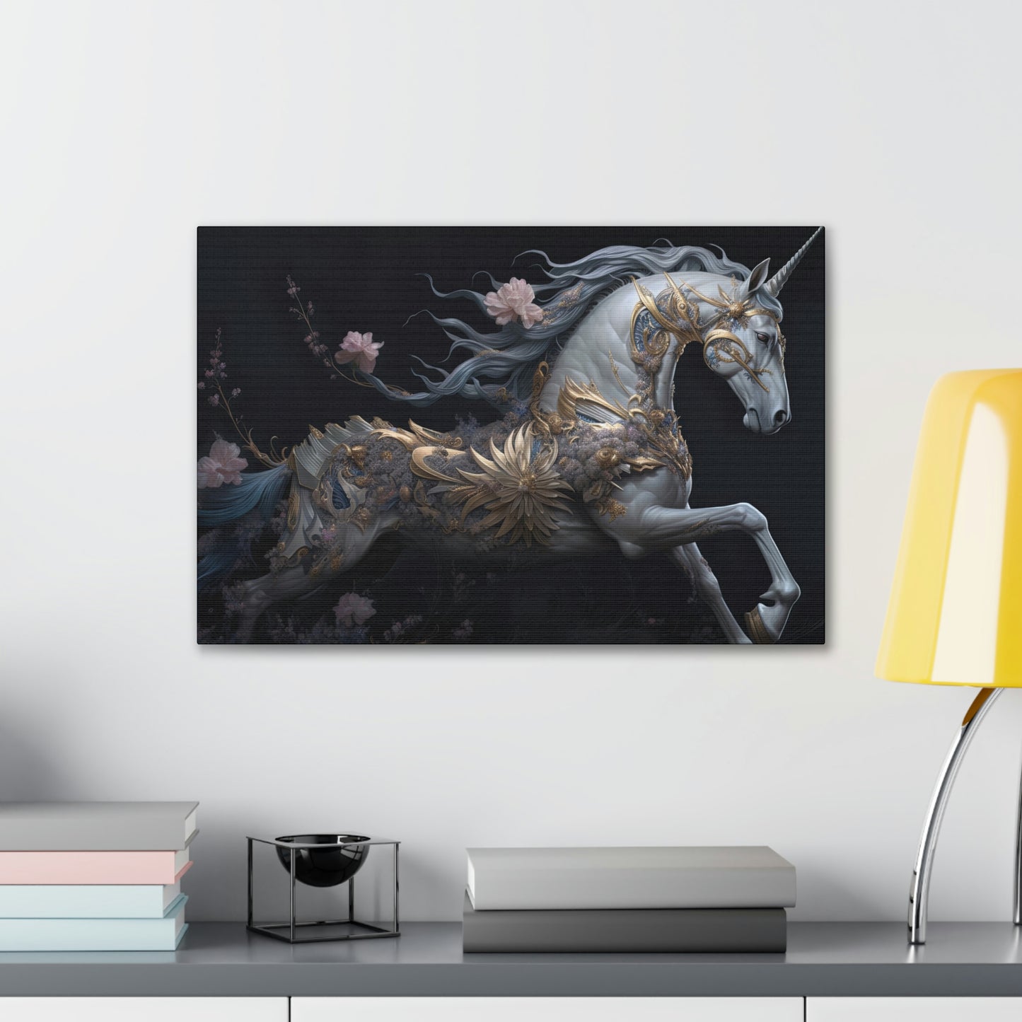 "Unicorn Dreams" Canvas Stretched, 0.75" - Print