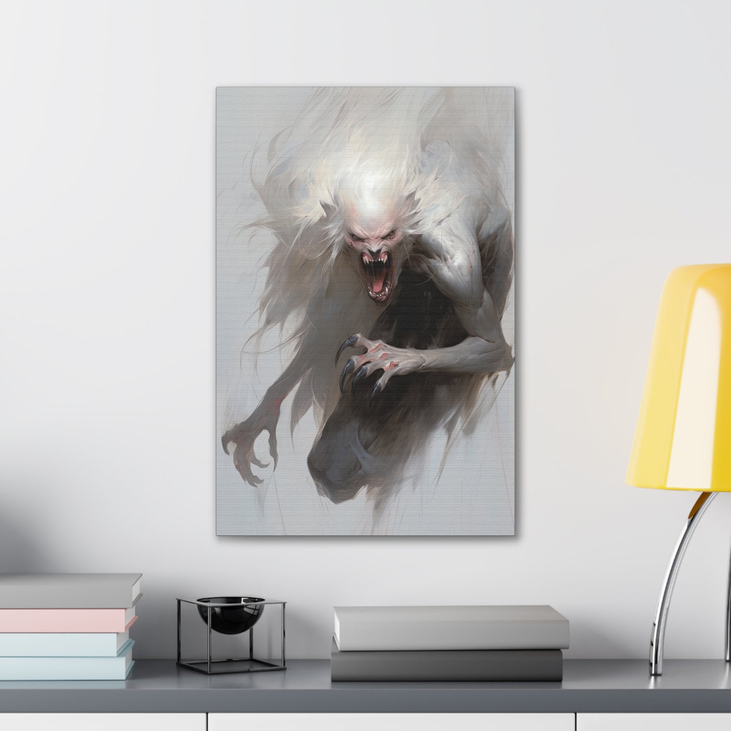 "Frosbite Werewolf" Canvas Stretched, 0.75" - Print