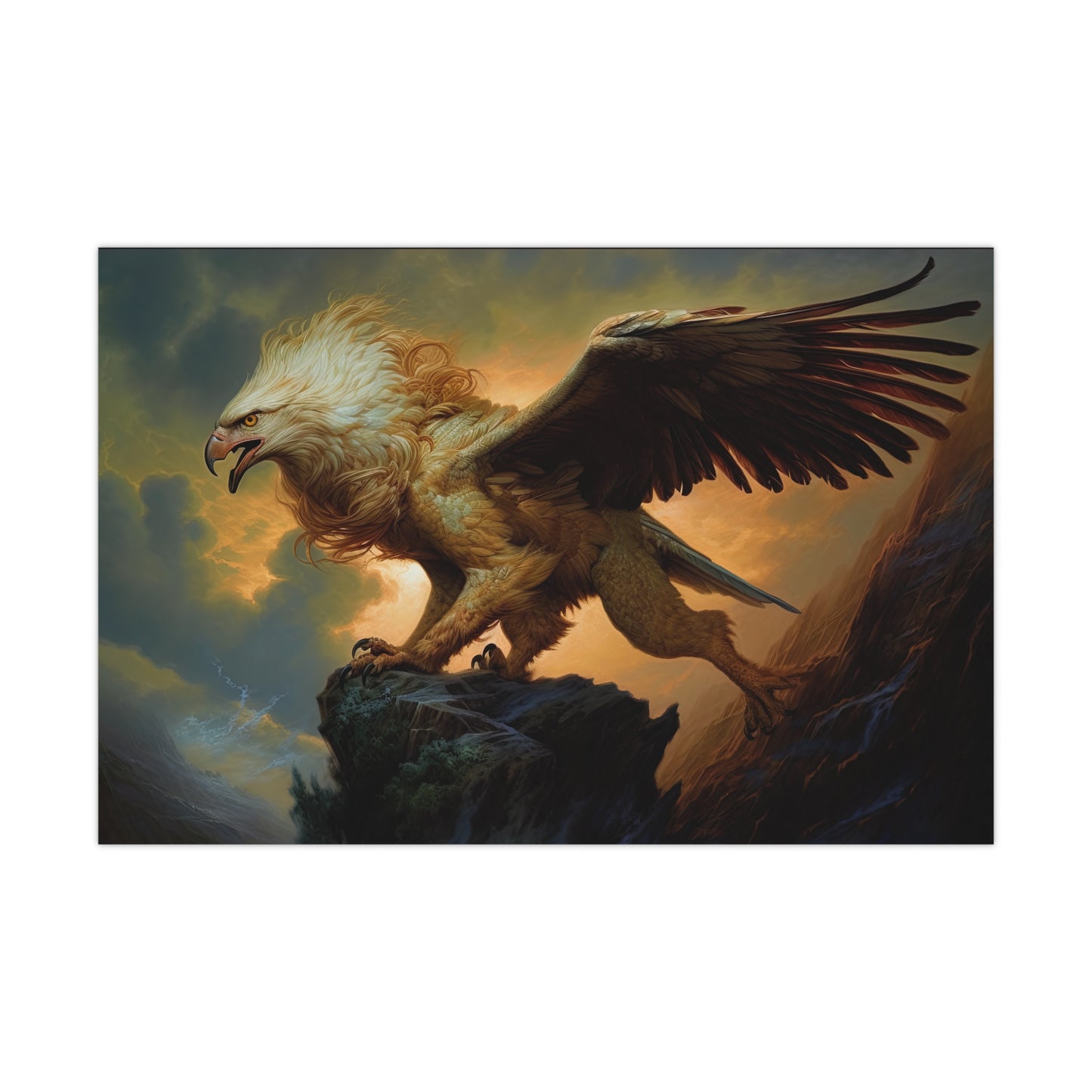 "Stalking Griffon" Poster - Print