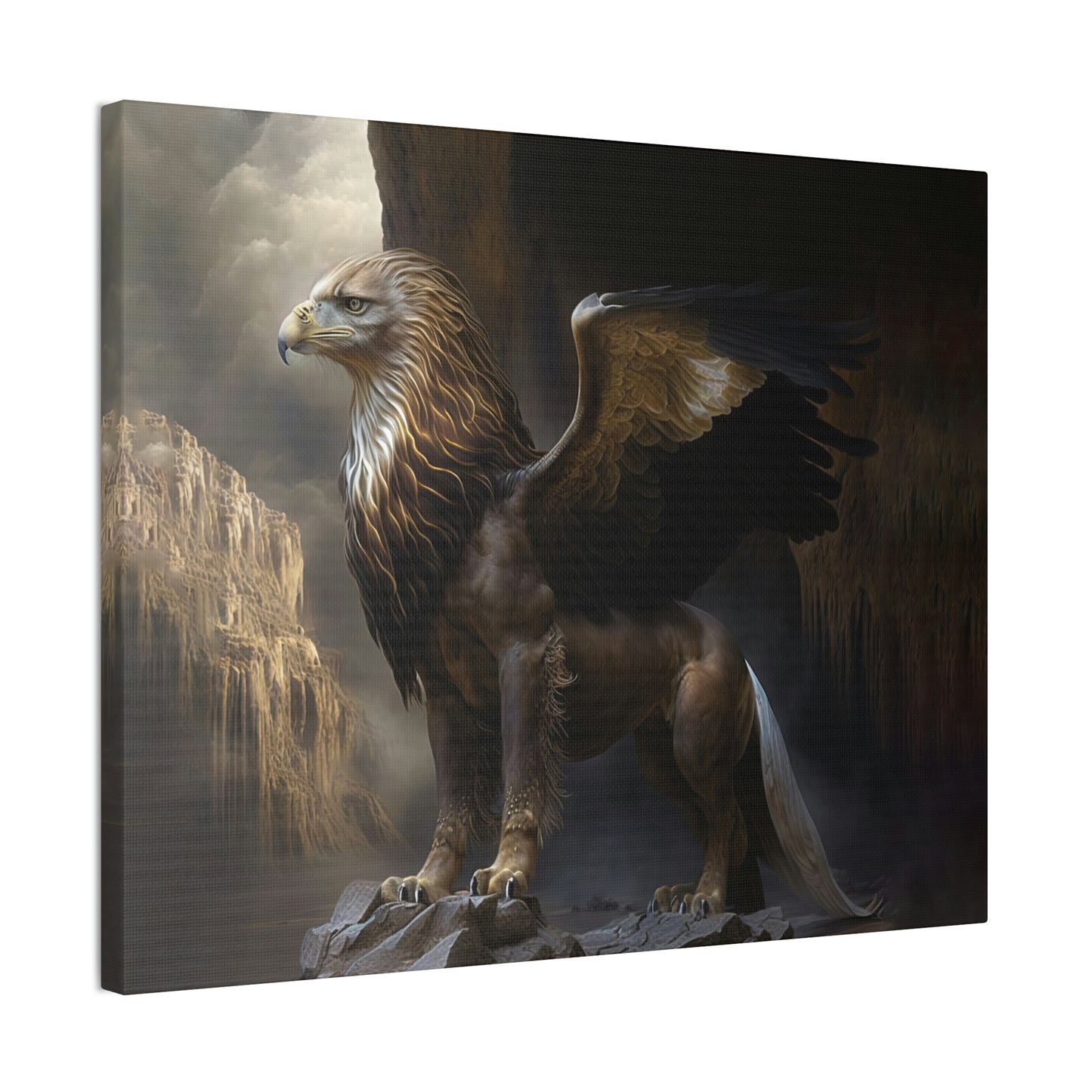 "Griffon Guard" Canvas Stretched, 0.75" - Print