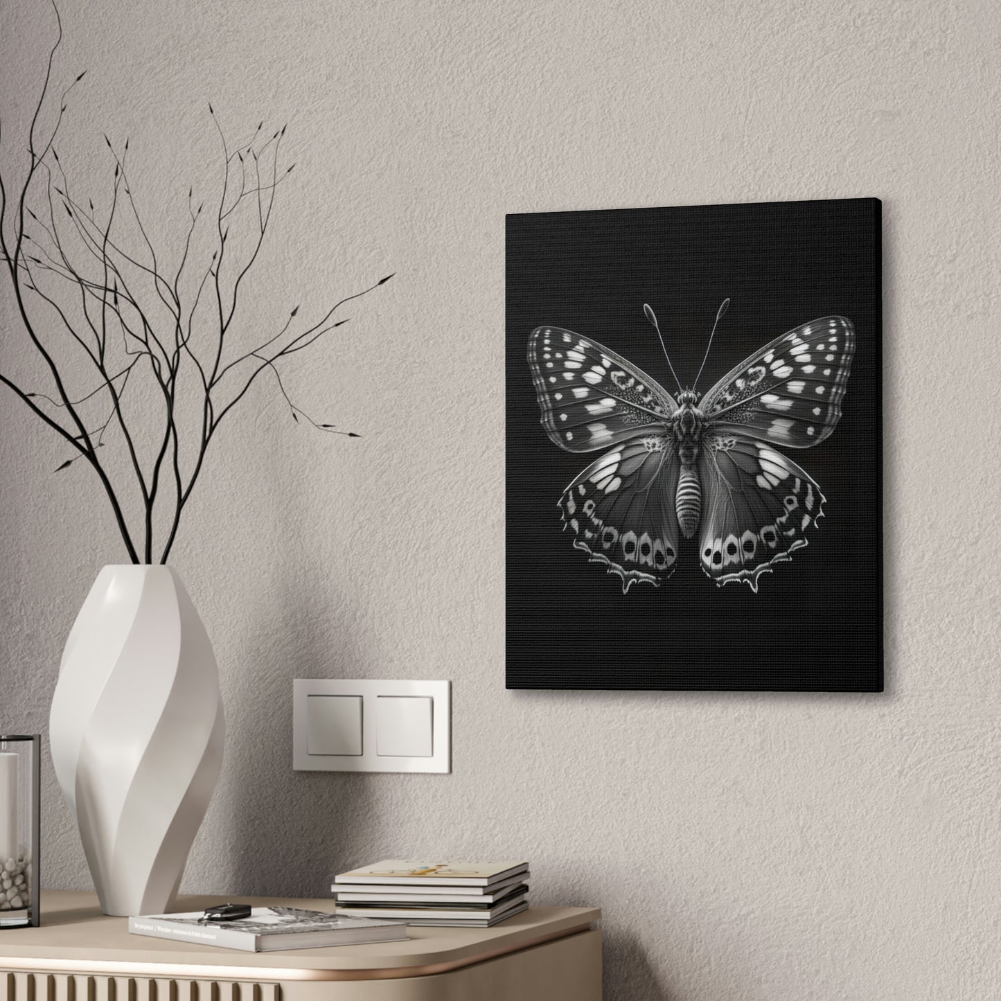 "Macro Monarch" Canvas Stretched, 0.75" - Print