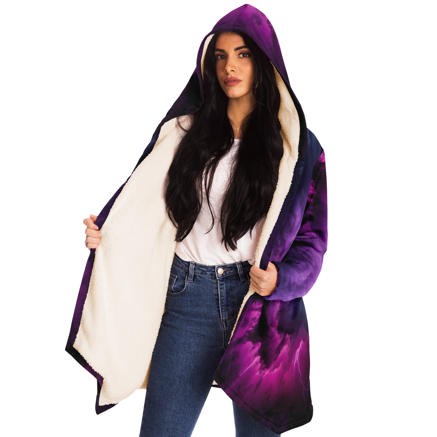 Stormy Sea Microfleece Cloak