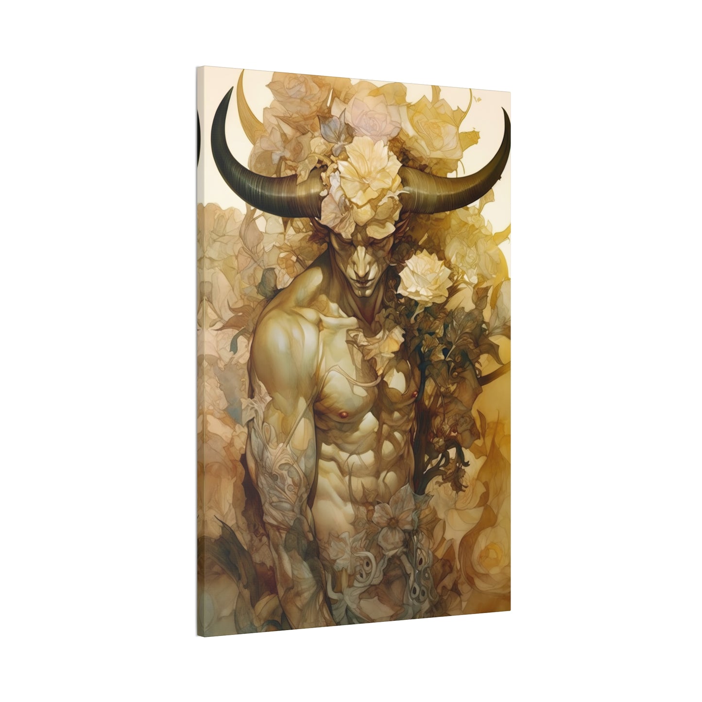 "Golden Guardian" Canvas Stretched, 0.75" - Print