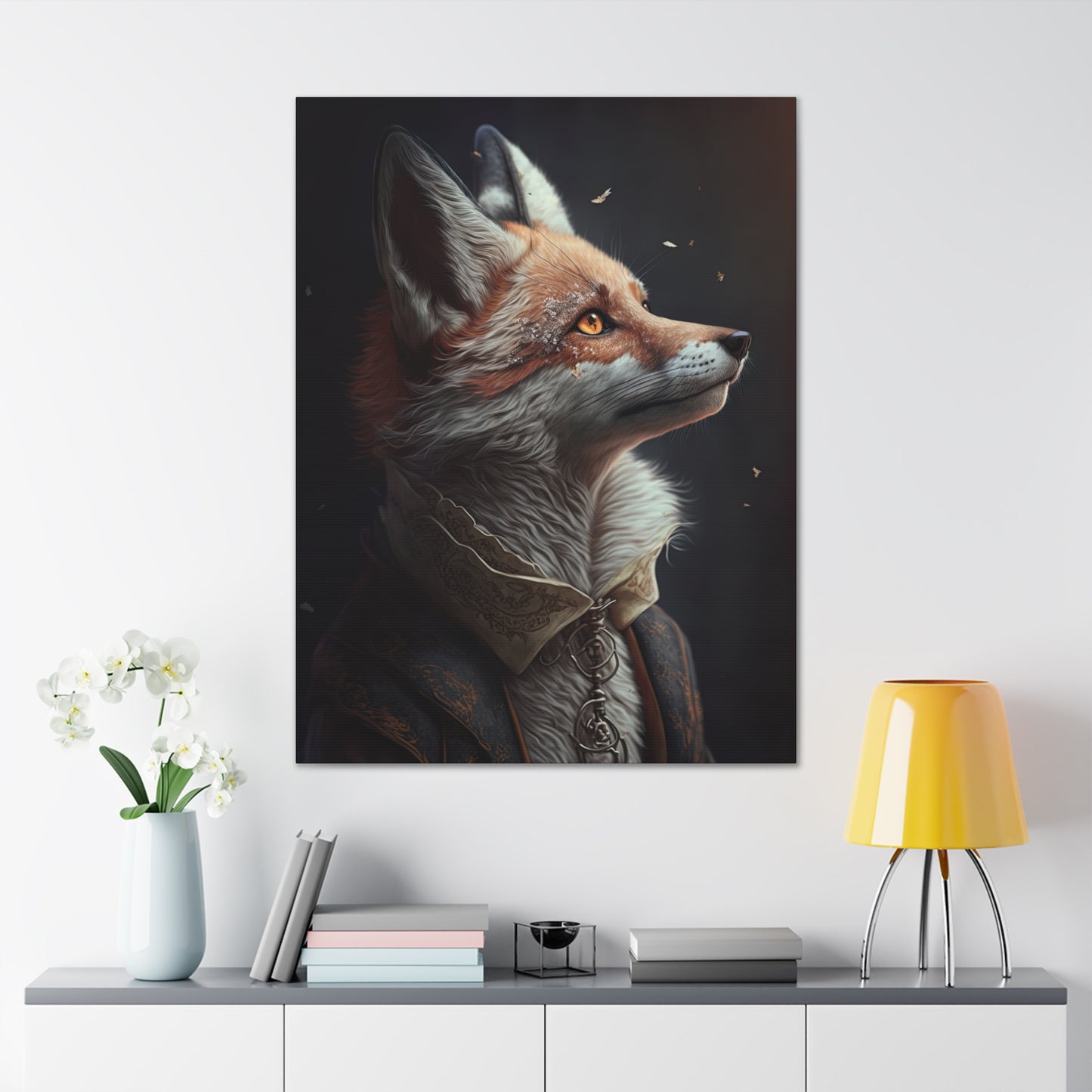 "Clever Mr Fox" Canvas Stretched, 0.75" - Print