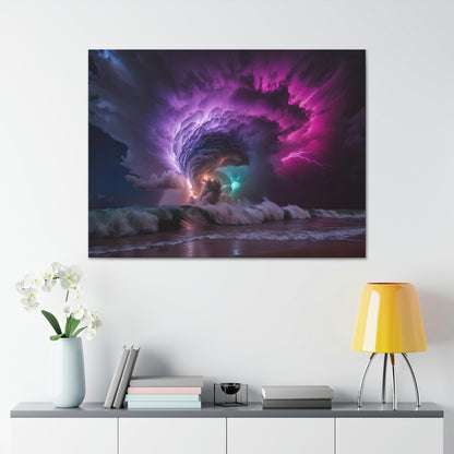 "Stormy Sea" Canvas Stretched, 0.75" - Print