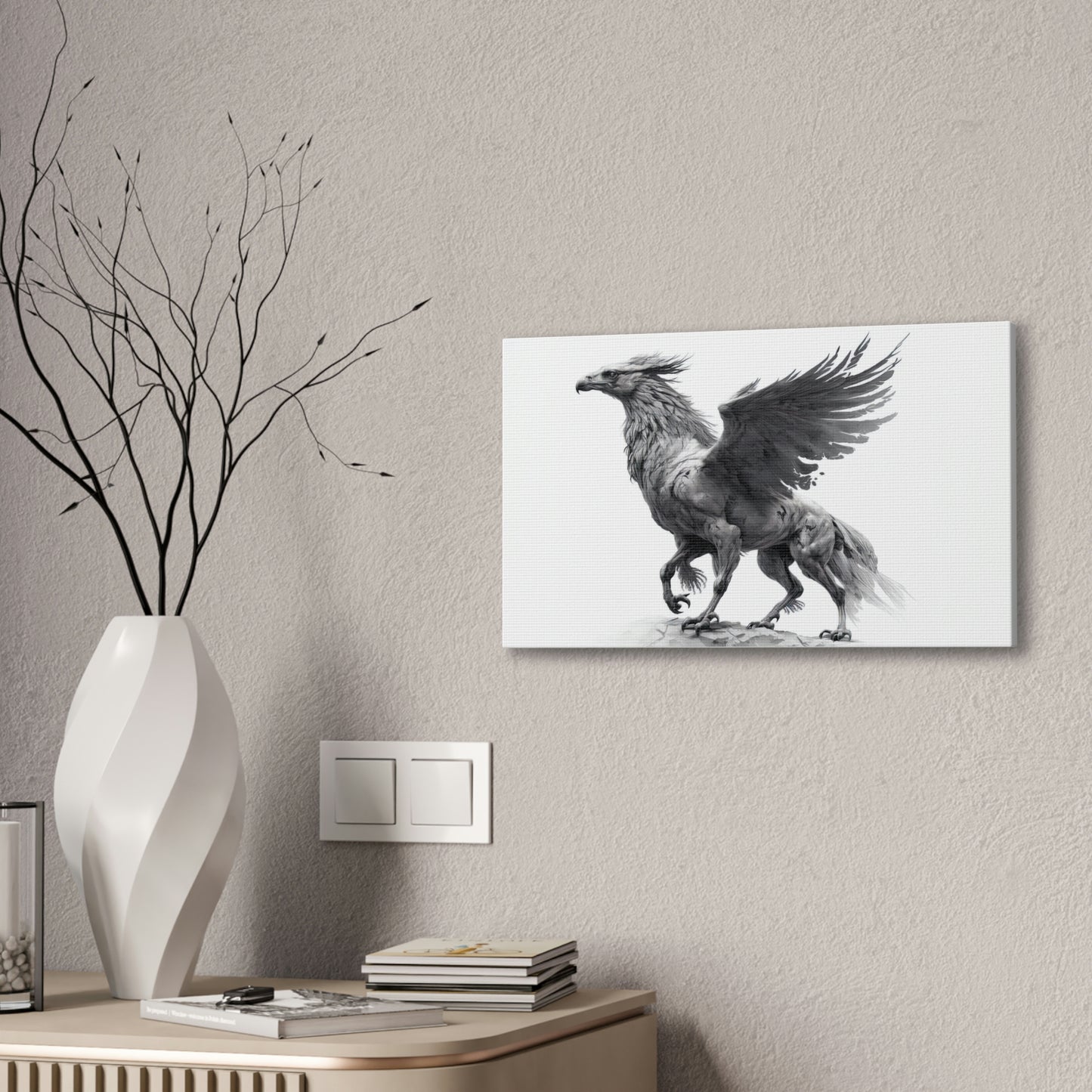 "Hippogriff" Canvas Stretched, 0.75" - Print