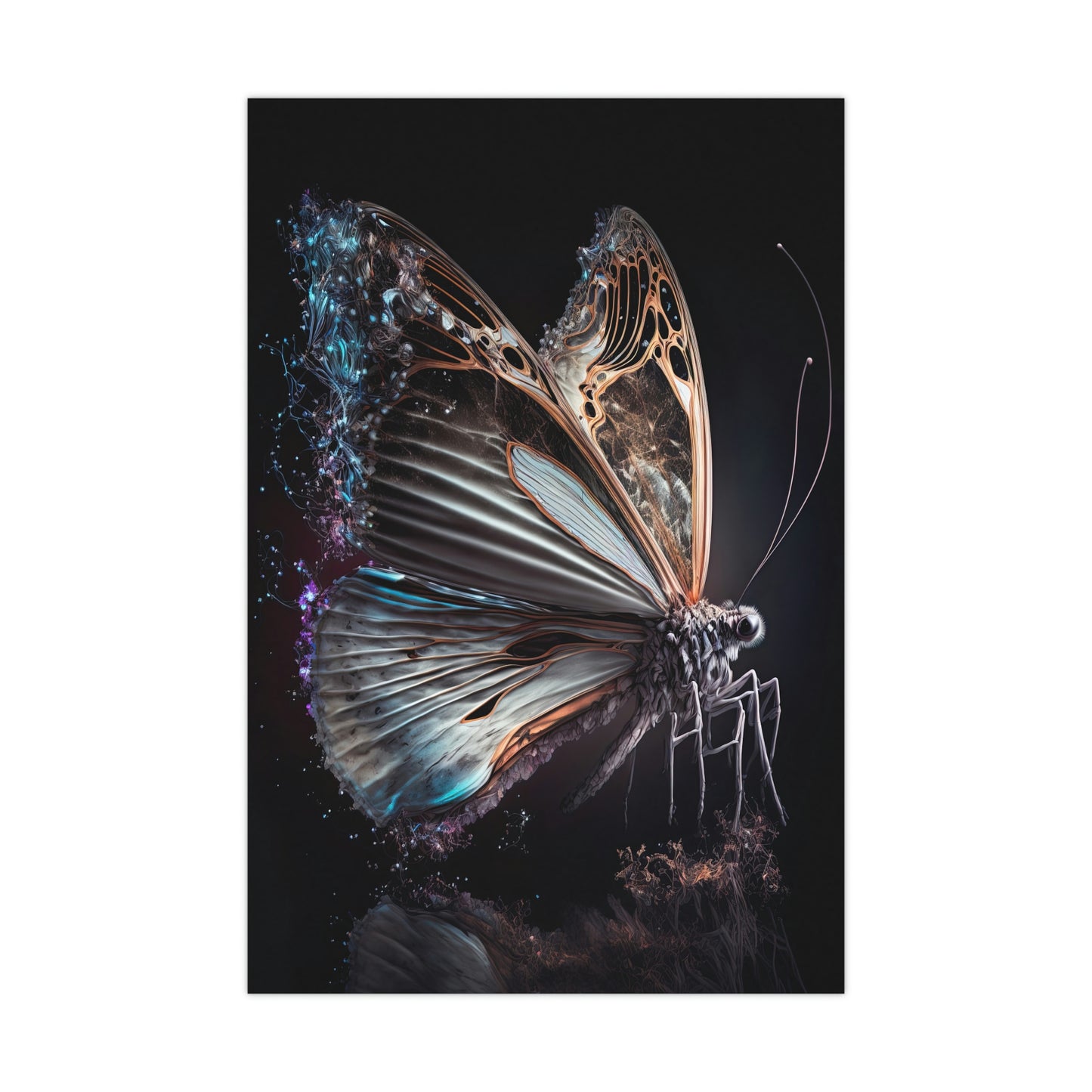 "Evaporating Butterfly" Poster - Print