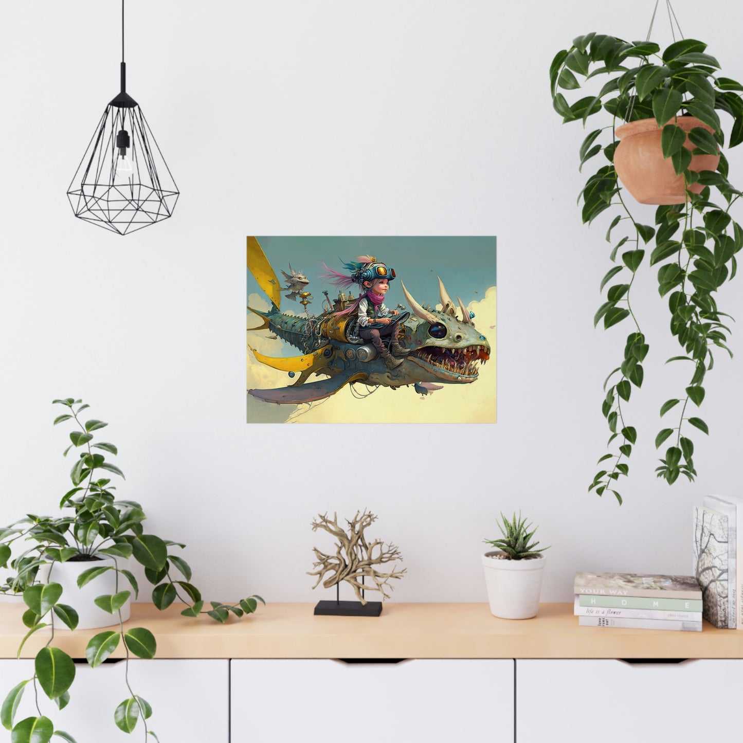 "Junior Sky Pirate" Poster - Print