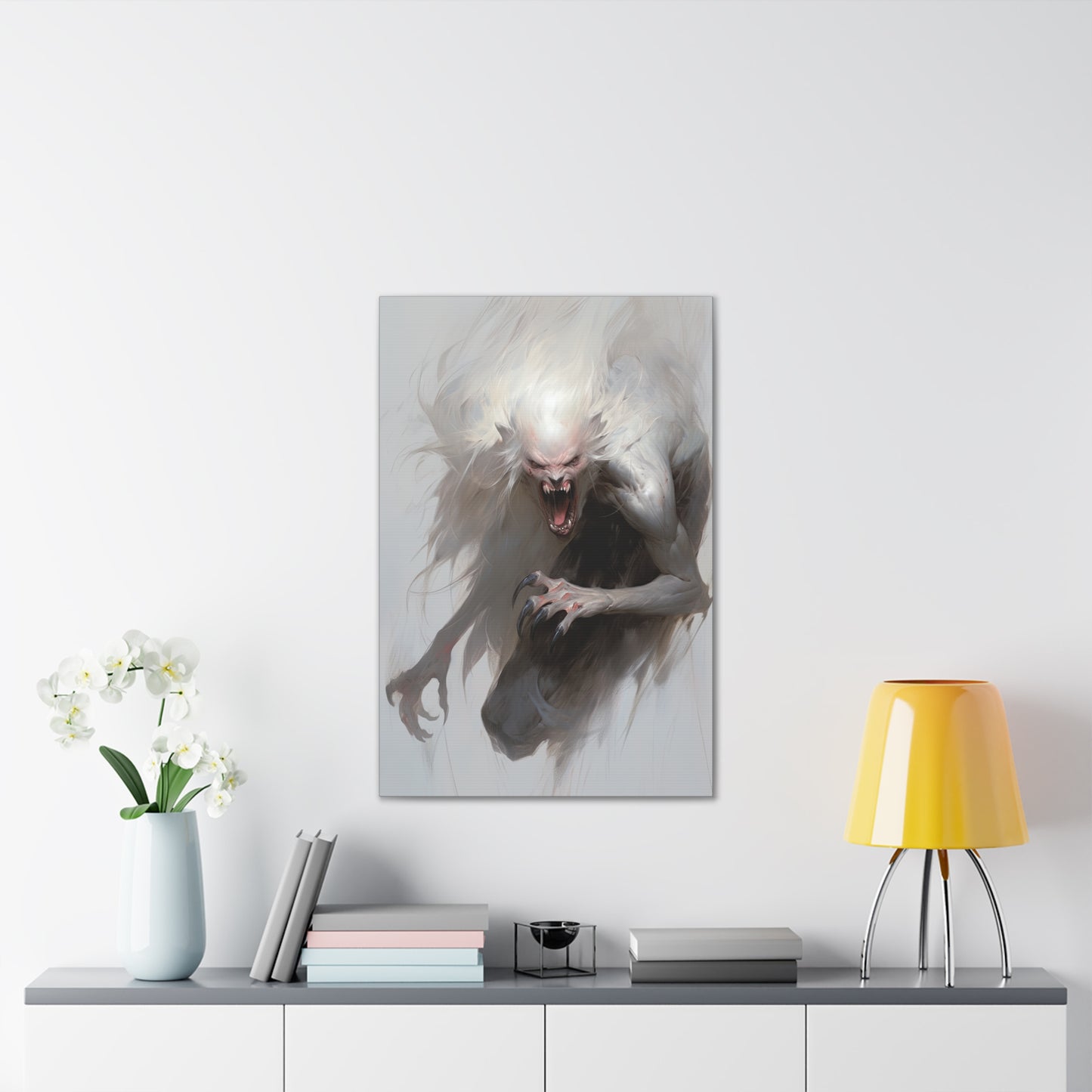 "Frosbite Werewolf" Canvas Stretched, 0.75" - Print