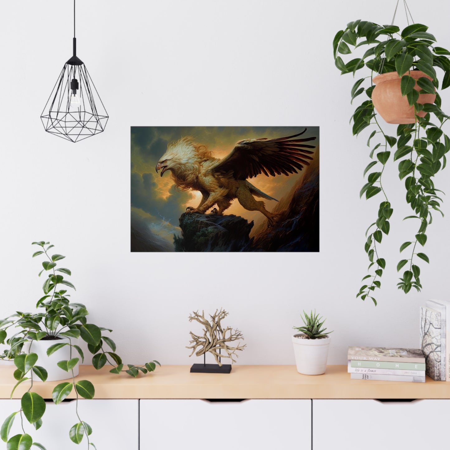 "Stalking Griffon" Poster - Print