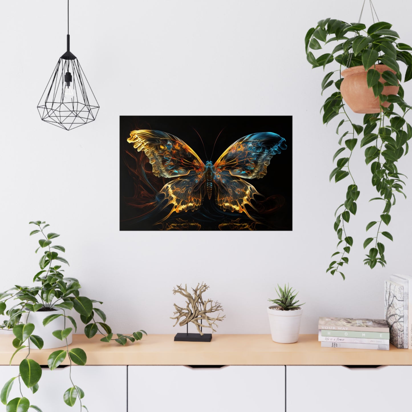 "Liquid Light Butterfly" Poster - Print