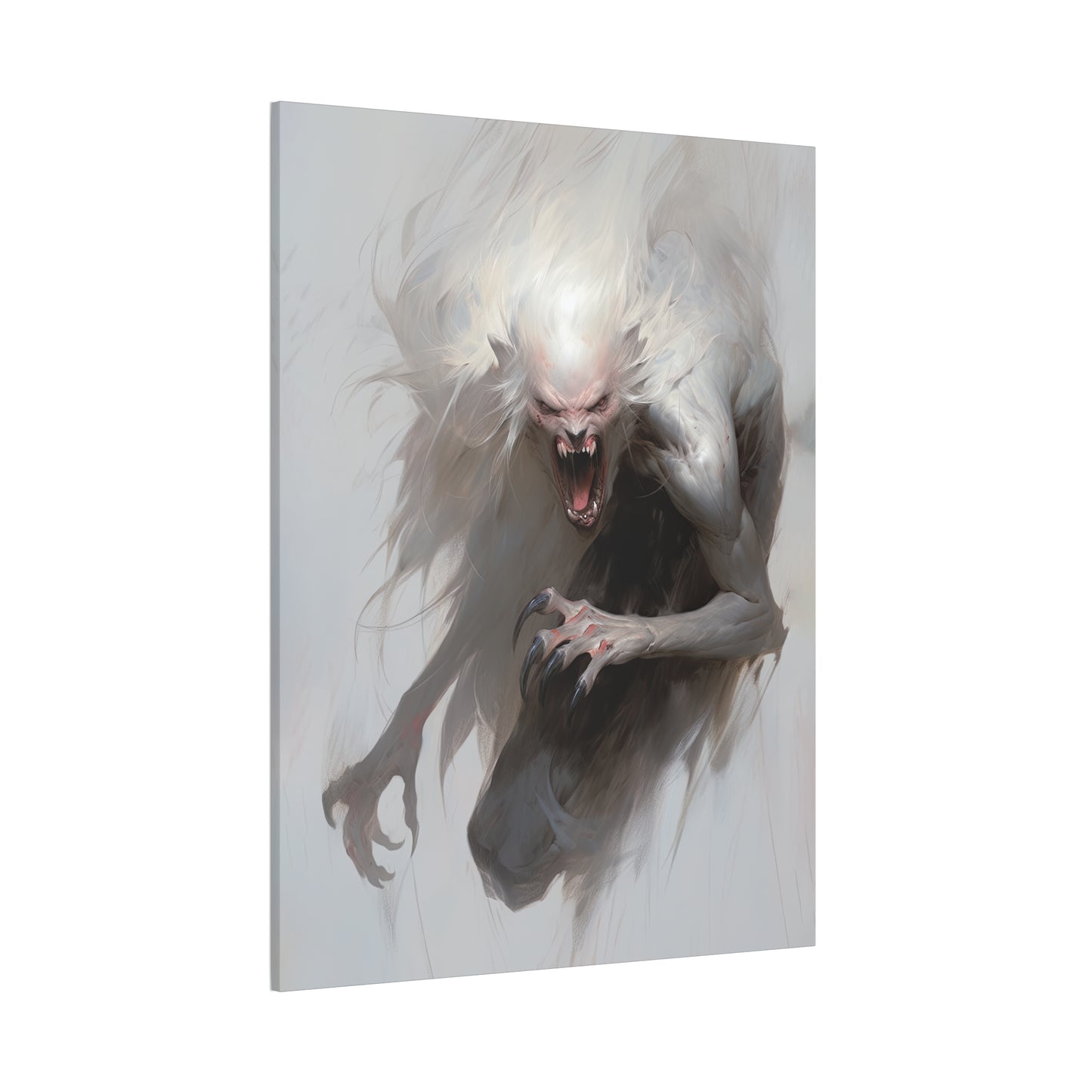 "Frosbite Werewolf" Canvas Stretched, 0.75" - Print