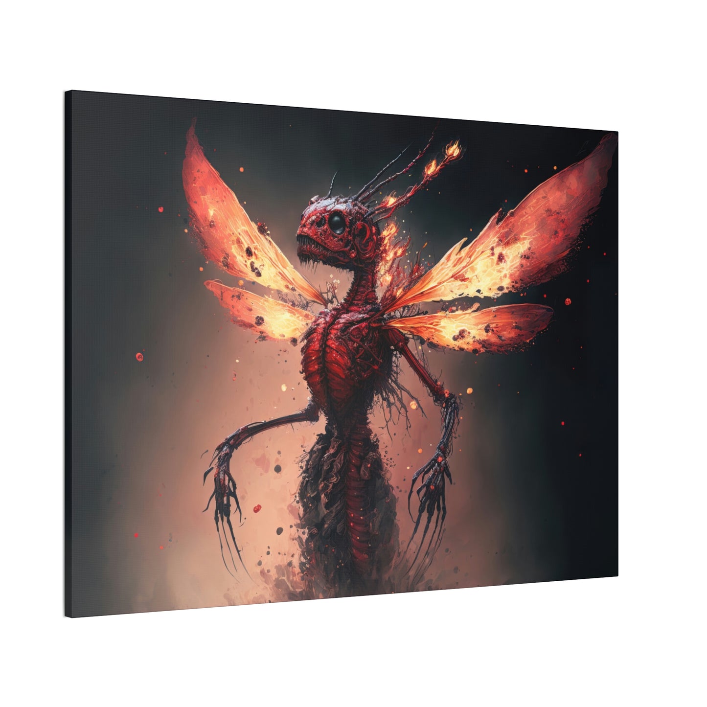 "Dragon Spryte Resurrection" Canvas Stretched, 0.75" - Print