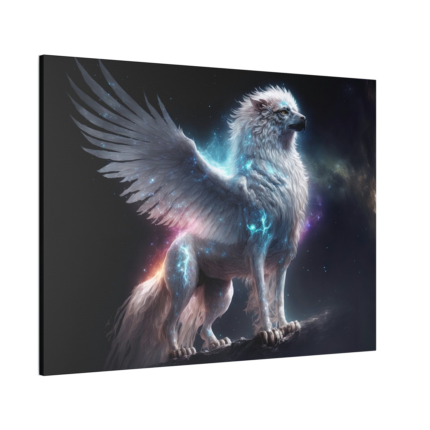 "Galactic Griffon" Canvas Stretched, 0.75" - Print