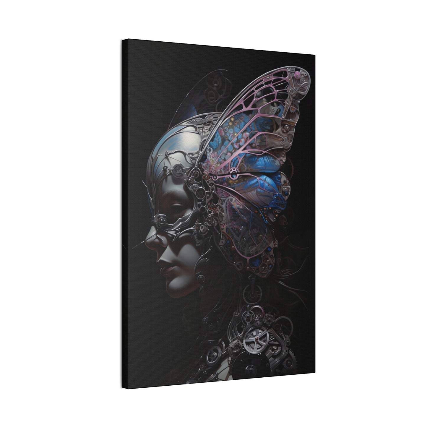 "Cybernetic Butterfly" Canvas Stretched, 0.75" - Print