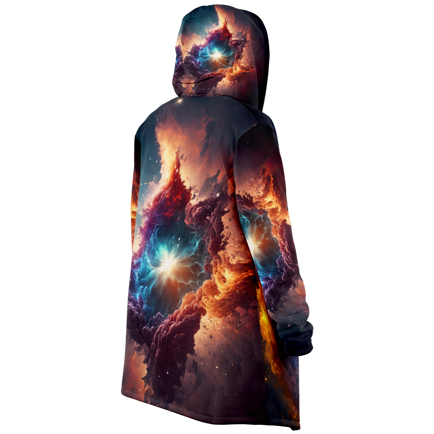 Galaxy Drift Microfleece Festival Cloak