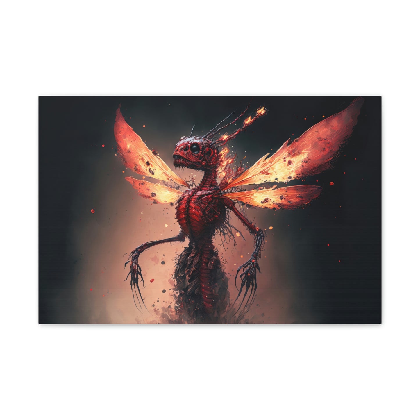 "Dragon Spryte Resurrection" Canvas Stretched, 0.75" - Print