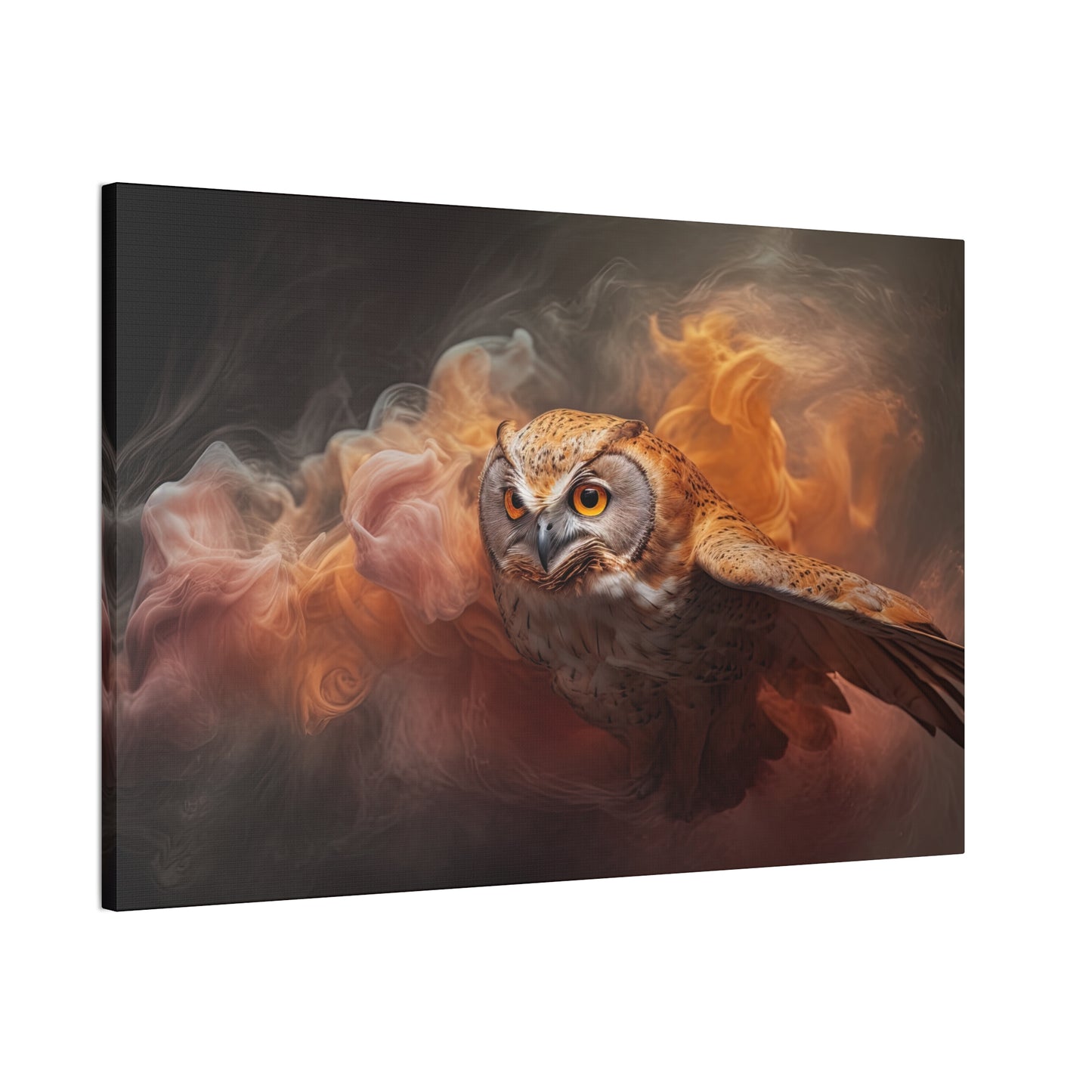 Smoke And Feathers"  Canvas Stretched, 0.75" - Print