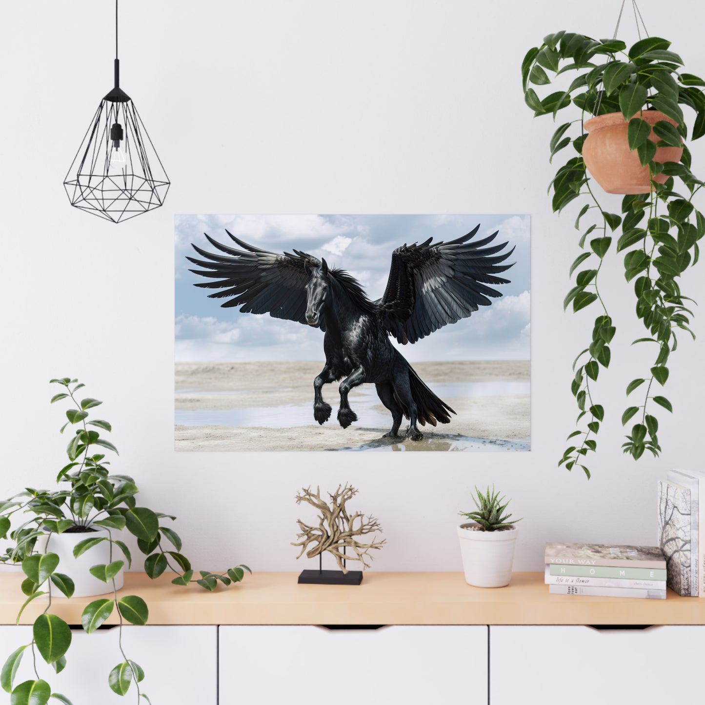 "Midnight Pegasus" Poster - Print