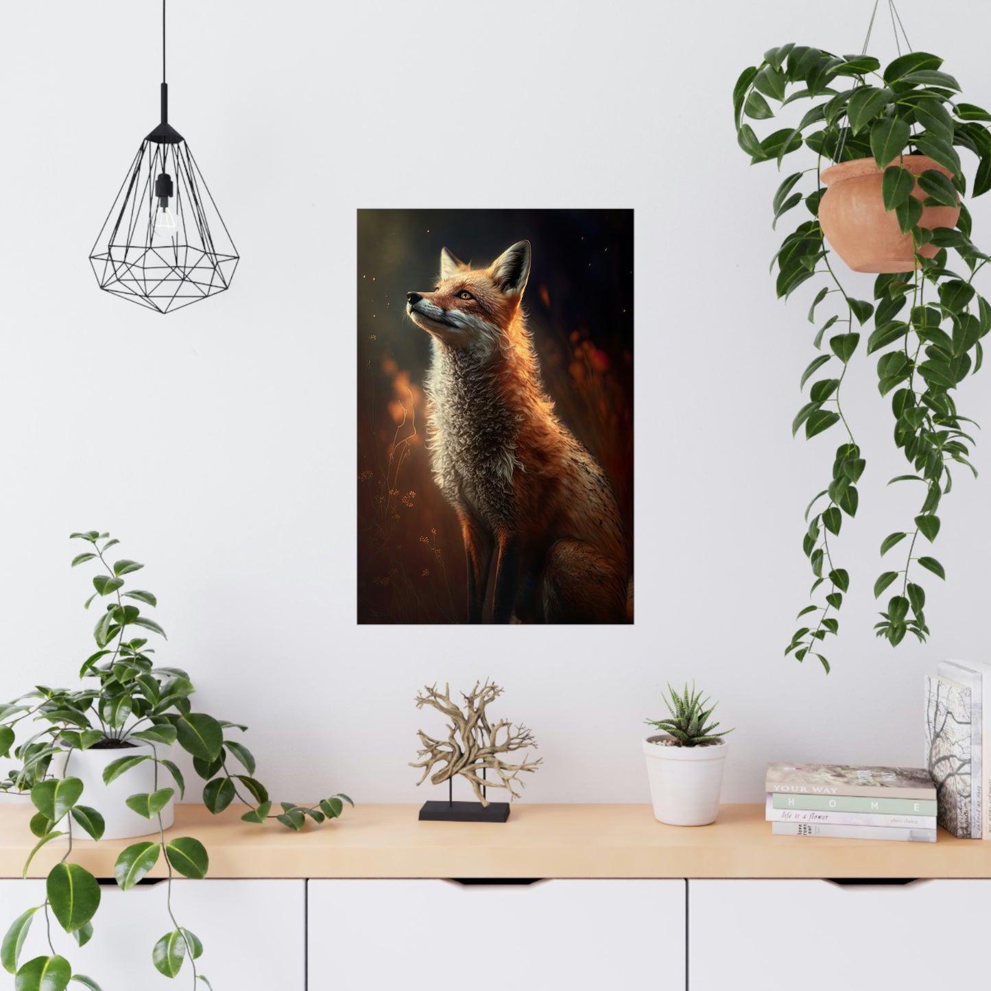 "Wistful Fox" Poster - Print